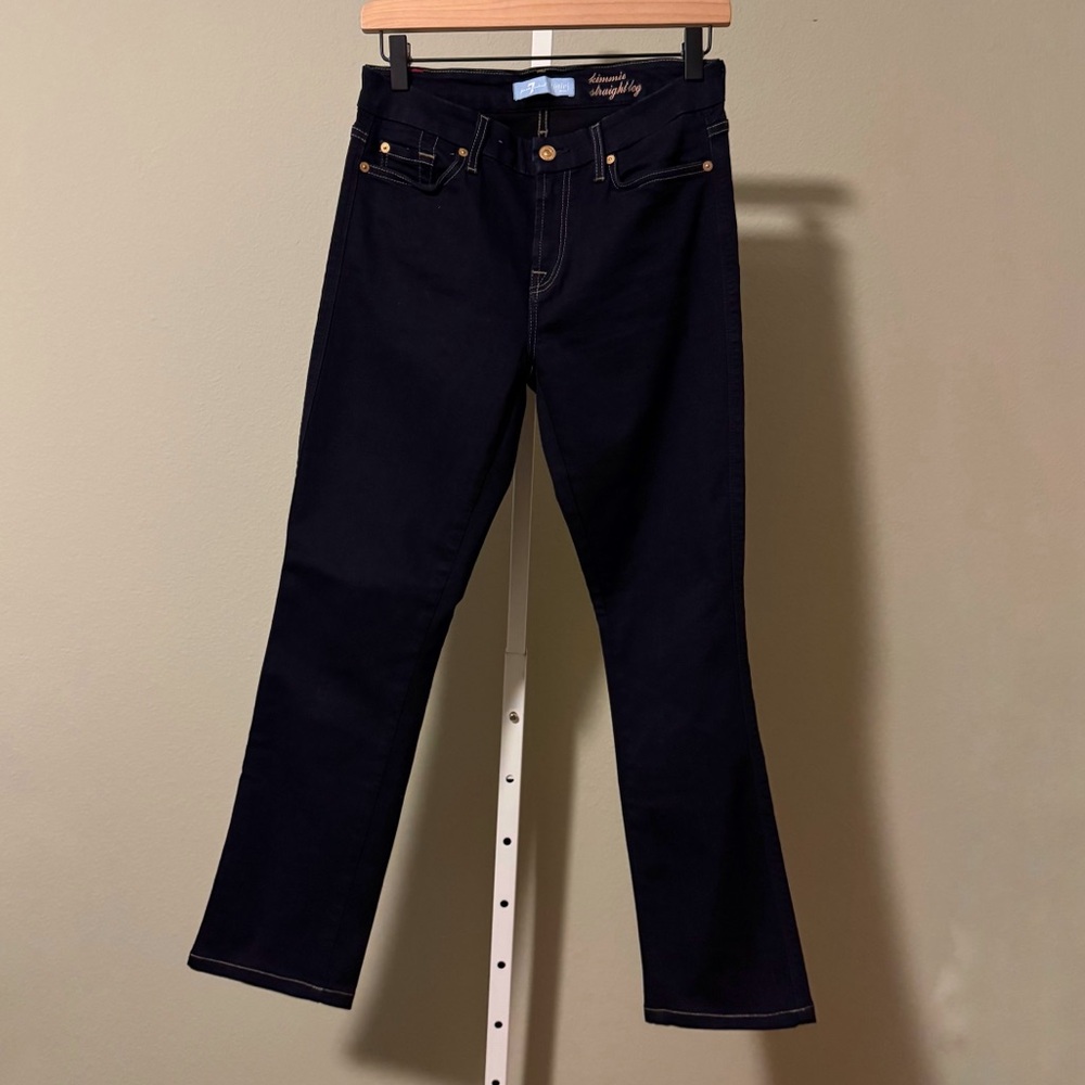 7 For All Mankind Kimmie Straight Leg Jeans - Size 29